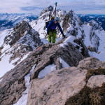 Hindelanger Klettersteig im Winter