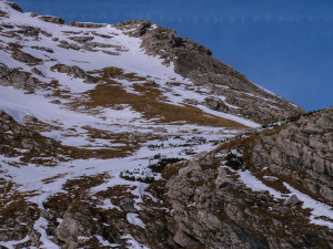 Unser "Winterabstieg" vom Hindelanger Klettersteig.