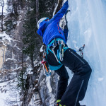 Eisklettern in Avers mit dem Latok XT von Lowa