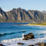 Der Traumstrand von Utakleiv. Das Paradies auf Erden.