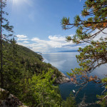 Zustieg zum Klettern in Ekne/Norwegen.
