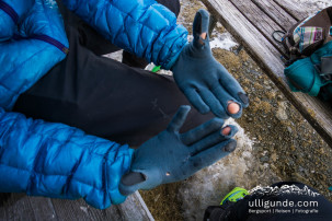 Kaputte Gothic Liner von Arc'teryx. Für das viele Geld hätte ich mir mehr erwartet.