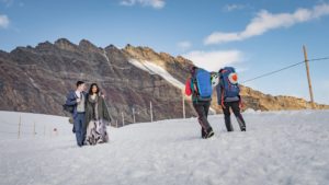 Fotoshooting Hochzeit Gletscher