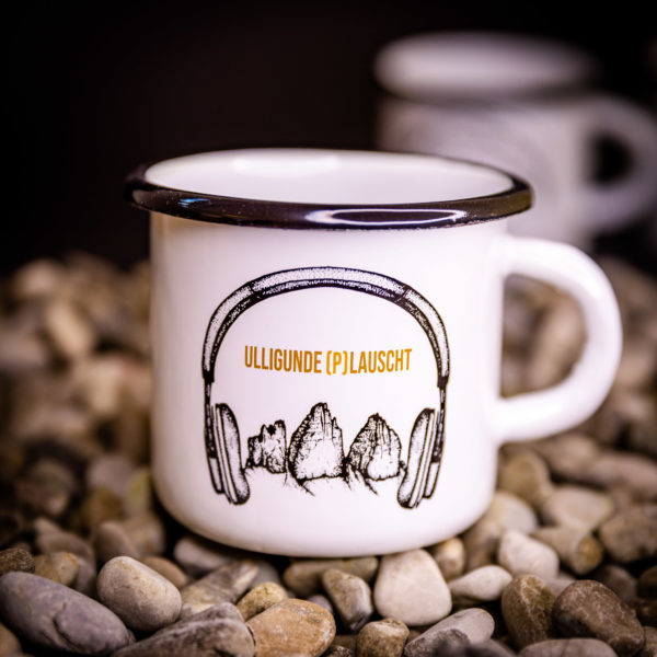 Emaille-Tasse: Ulligunde (p)lauscht – Bild 3