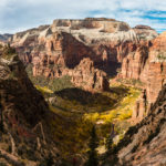 Panorama Zion National Park Angels Landing