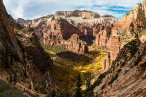 Panorama Zion National Park Angels Landing
