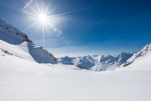 Sonnenstrahlen Skitour Ötztal