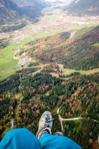 Gleitschirm Osterfelderkopf Jubiläumsgrat Zugspitze