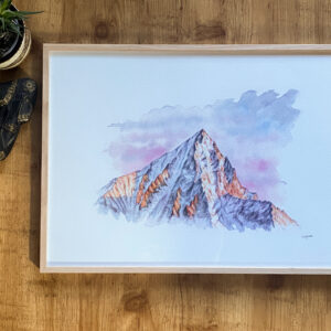 KUNSTDRUCK: Bietschhorn (Wallis, Schweiz)