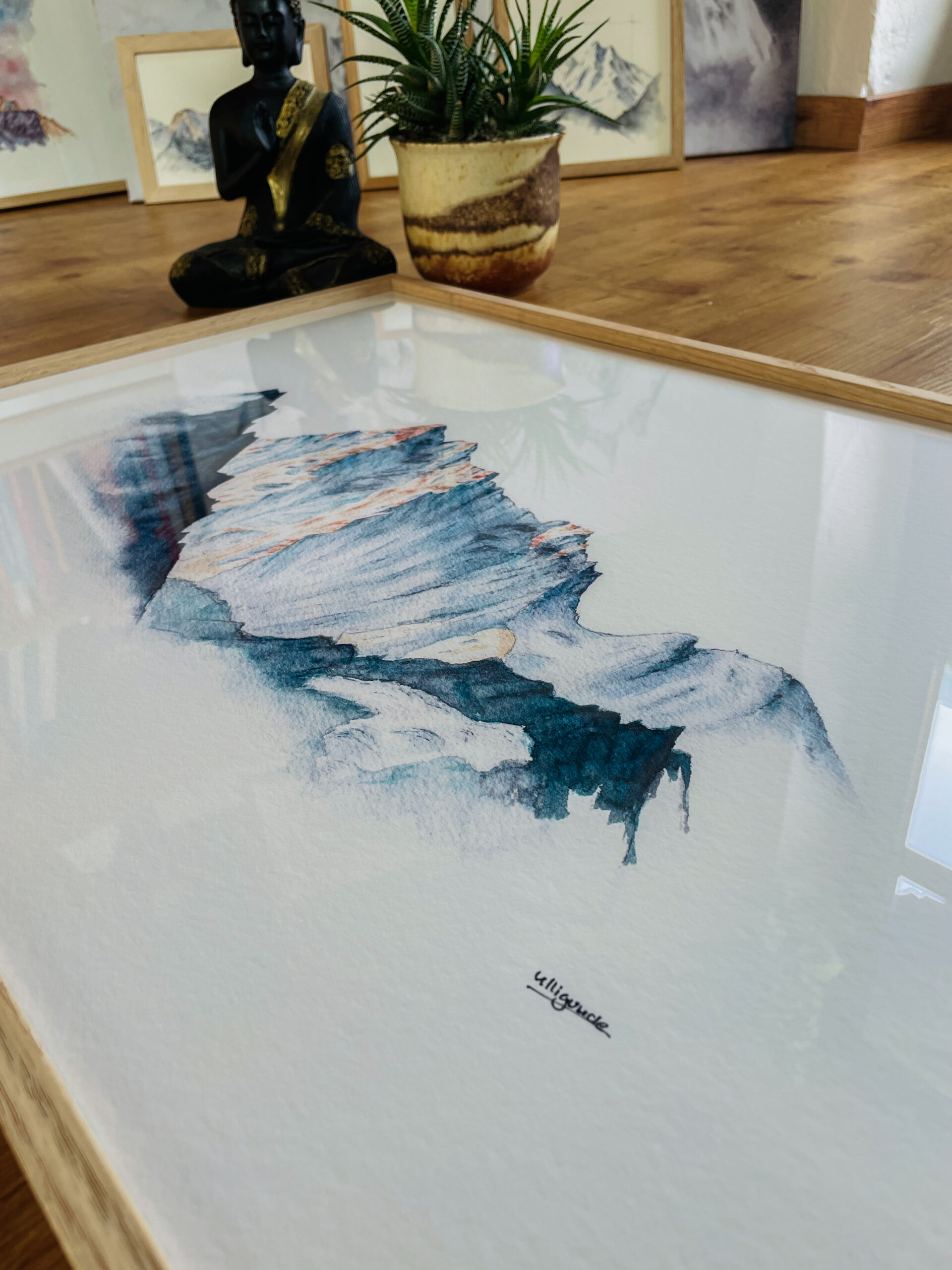 KUNSTDRUCK: Grandes Jorasses – Bild 3