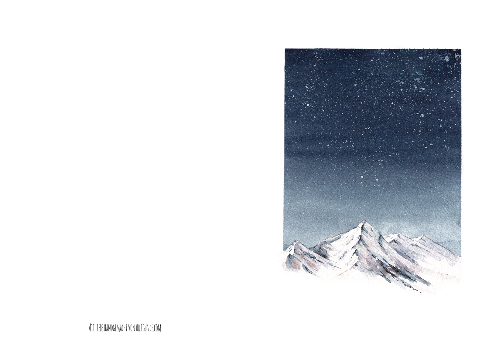 Stille Nacht (XL-Faltkarte ohne Umschlag) – Bild 2